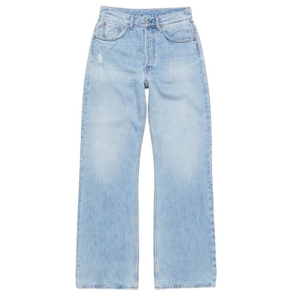 Acne Studios 1991 Toj Vintage Straight Denim Jean Light Blue Trash EUR 32x32